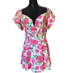 Jealous Tomato secret garden mini dress